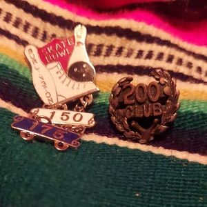 Vintage Bowling Pins. 150, 175 And 200